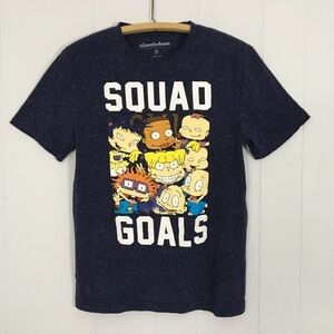 Nickelodeon Rug Rats Squad Goals T Shirt Blue S